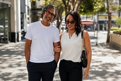 who is david olusoga wife